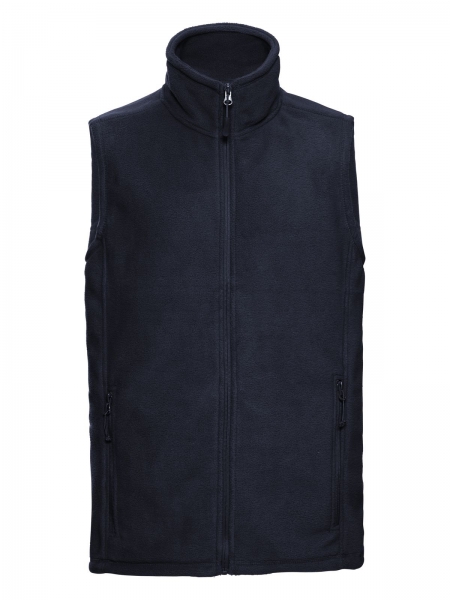 Pile smanicato gilet uomo personalizzabile Russell